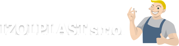 Logo Izolplast biele